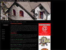 Tablet Screenshot of hungariaguesthouse.com